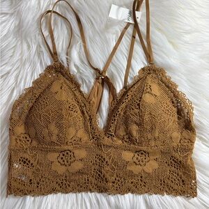 Lace Bralette in Brown